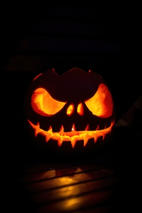 火焰特效万圣节南瓜灯图片